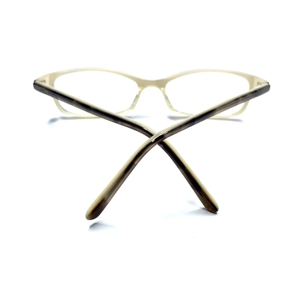 New Kate Spade Brown Beige Pearl Tortoise Cat Eye Glasses Italy Karen 51 16 130
